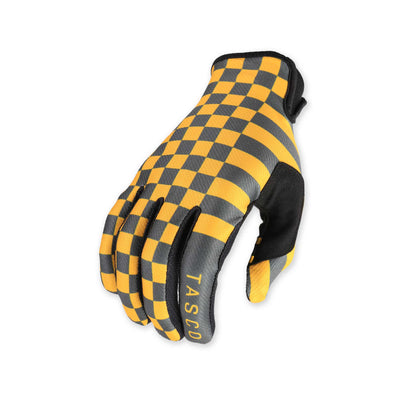 Tasco Ridgeline MTB Gloves — Checkmate Yellow