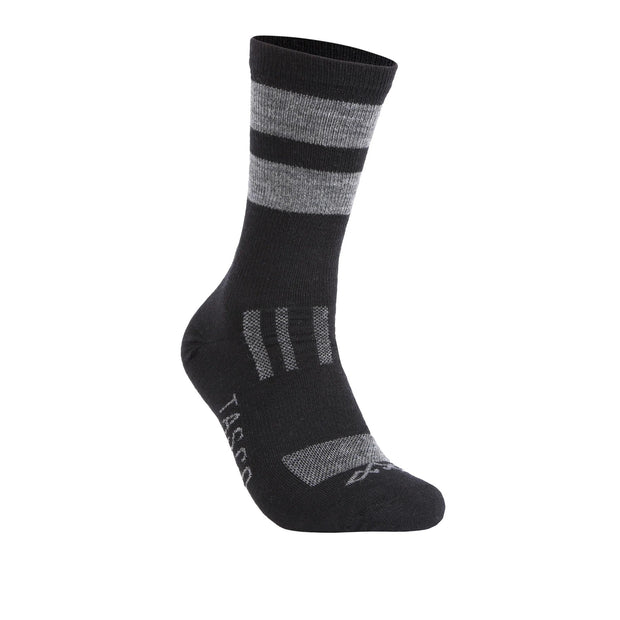 Tasco RideTrek Merino MTB Socks, Gray/Black, Front View