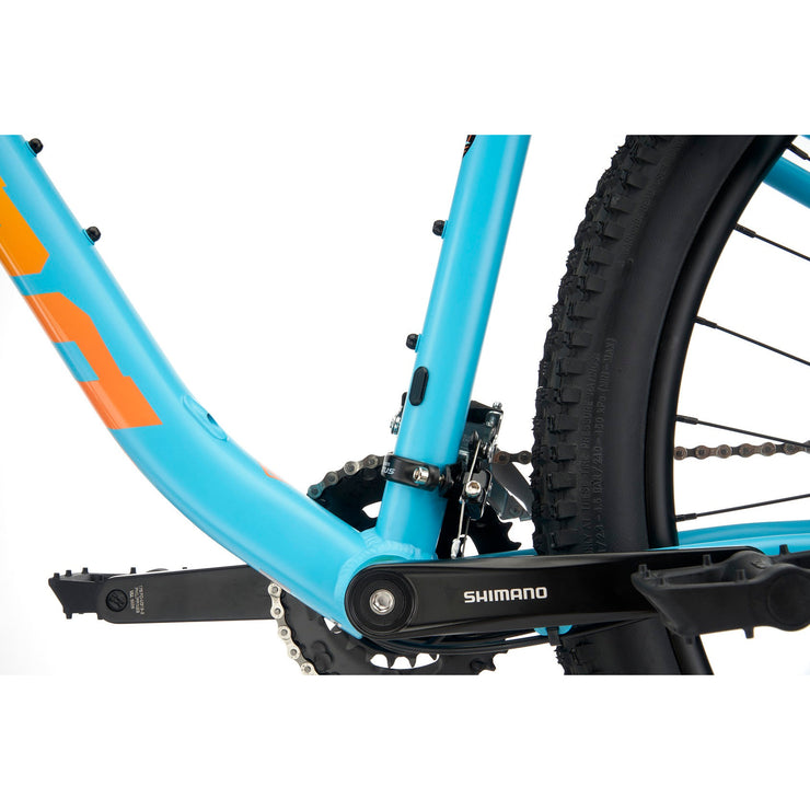 2022 Kona Lana'i, Satin Dirty Cyan w/ Gloss Tropicana Fade Decals, cranks View