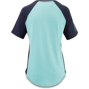 Dakine Women's Xena Mountain Bike Jersey Nile Blue back view