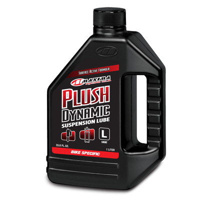 Maxima Racing Oils Plush Dynamic Suspension Lube, Light, 1L, full view.