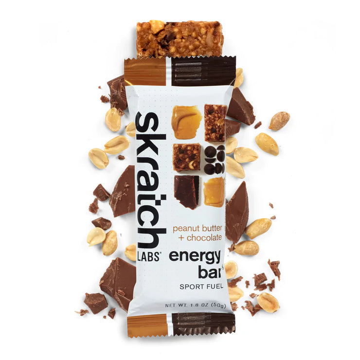 Skratch Labs Anytime Energy Bar, Peanut Butter & Chocolate, Full View