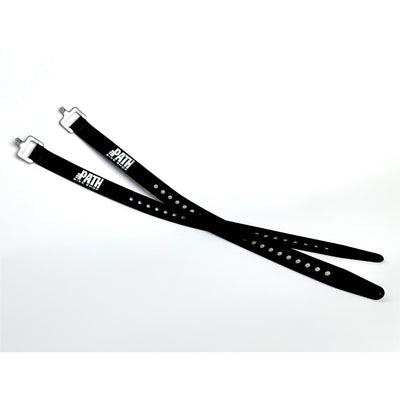 "The Path Bike Shop" Voile Aluminum Buckle Straps, 15" Black, Full View