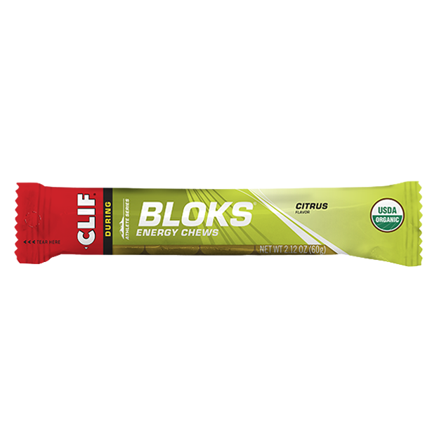 Clif Bloks Energy Chews citrus full view