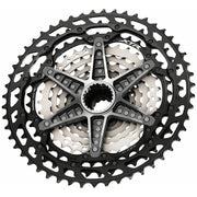 Shimano CS-M9101-12 Cassette - 12spd, 10-51t, Micro Spline, Gray/Black, Back View