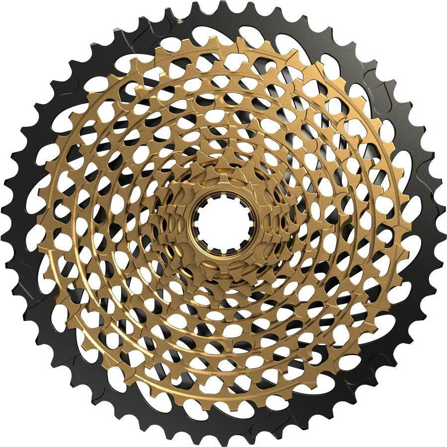 SRAM XX1 Eagle XG-1299 Cassette - 12 Speed, 10-50t, Gold/Black