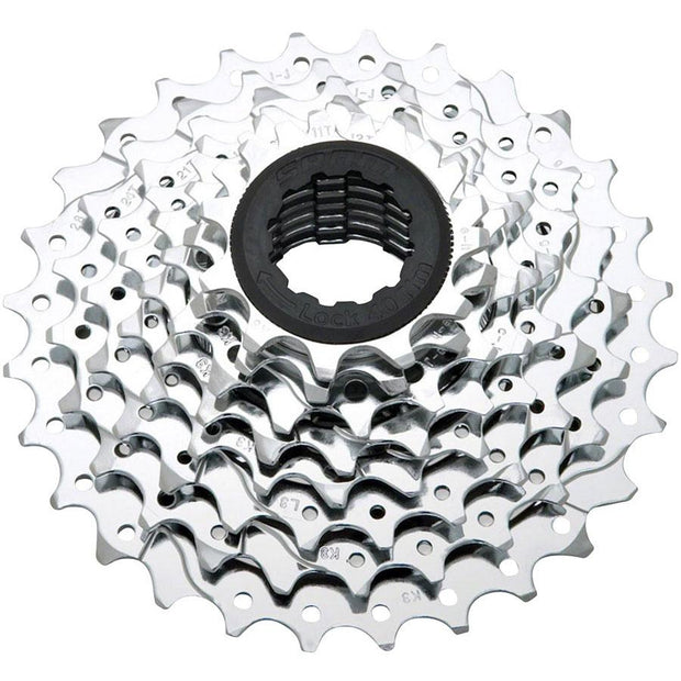 SRAM PG-850 Cassette - 8 Speed, 11-32t, Silver, Full View