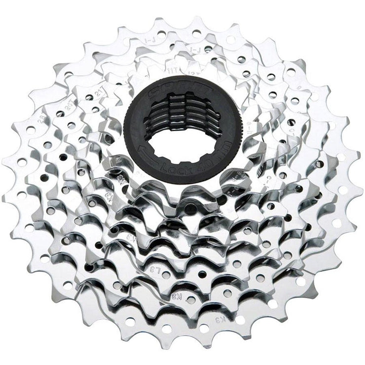 SRAM PG-850 Cassette - 8 Speed, 11-32t, Silver, Full View