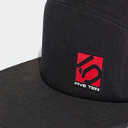 Five Ten 5-Panel Cap, Black, View of Five Ten logo