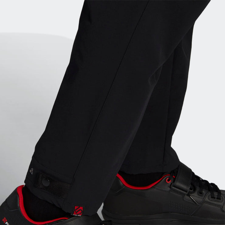 Five Ten TrailX Pants, Black, View of snap-adjustable hem