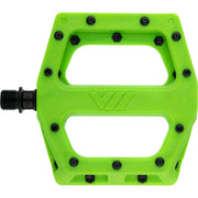 DMR V11 Platform Pedals green full view