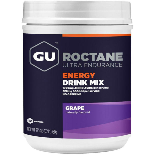 GU Roctane Energy Drink Mix - 12 Serving Canister, Grape, Full View