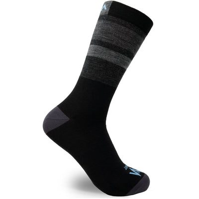 Mint Grey Matter Merino socks full view