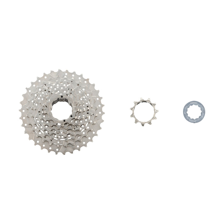 Shimano Claris CS-HG50 Road Bike Cassette - 8-Speed, 11-30t, full view.