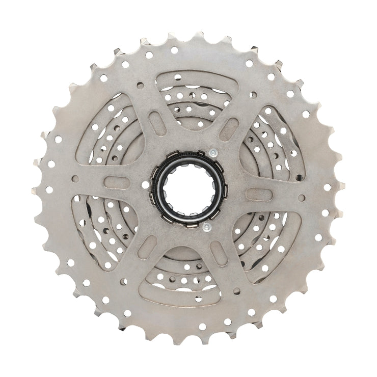 Shimano Claris CS-HG50 Road Bike Cassette - 8-Speed, 11-30t, back view.