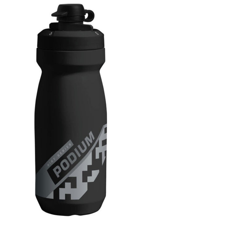 Camelbak Podium Dirt Water Bottle, 21oz, Black, Full View