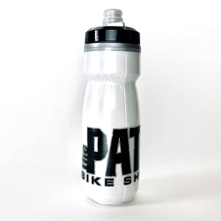 Camelbak Podium Path Water Bottle, 21oz, Chill White/Black, Full View