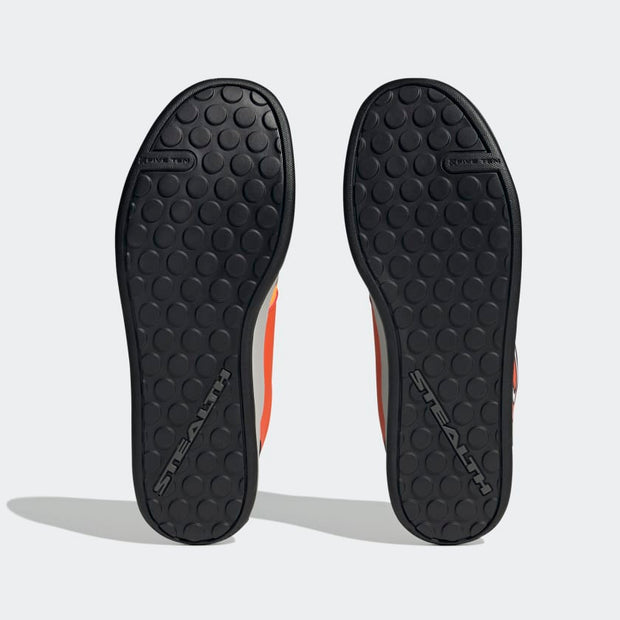 Five Ten Men's Freerider Pro Shoe Media 28 of 36, solar gold / cloud white / impact orange, sole view.
