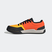 Five Ten Men's Freerider Pro Shoe Media 28 of 36, solar gold / cloud white / impact orange, side view.