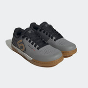 Five Ten Men's Freerider Pro Shoe, grey three / bronze strata / core black, full view of pair.