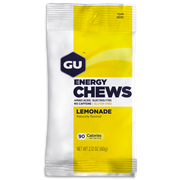 Gu Energy Chews, lemonade, full view.