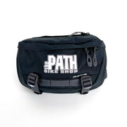 Path Hot Laps 2L Hip Pack, Black, Front View
