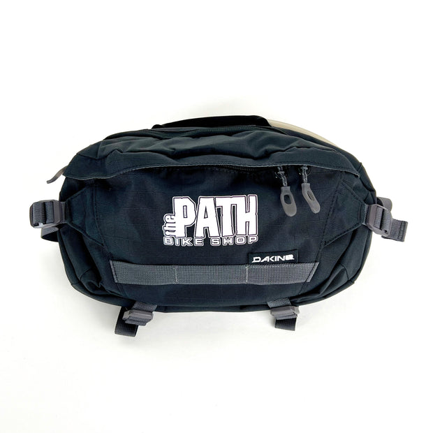 Path Hot Laps 5L Hip Pack, Black, Front View
