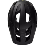 FOX Mainframe Youth Helmet, black/black, top view.