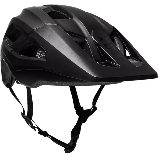 FOX Mainframe Youth Helmet, black/black, full view.