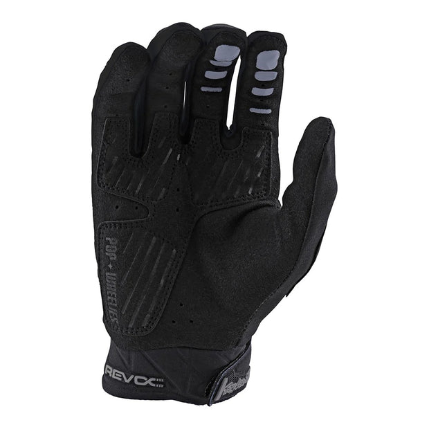 Troy Lee Designs Revox Glove, black, palm view.