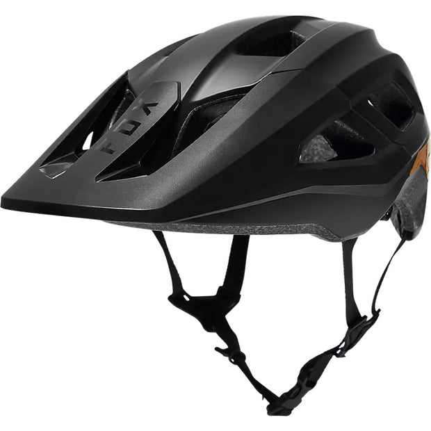 Fox Mainframe Trvrs Mountain Bike Helmet, black, full view.
