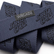 Arcade Belt SantaCruz Repeat, navy, regular, folded view.