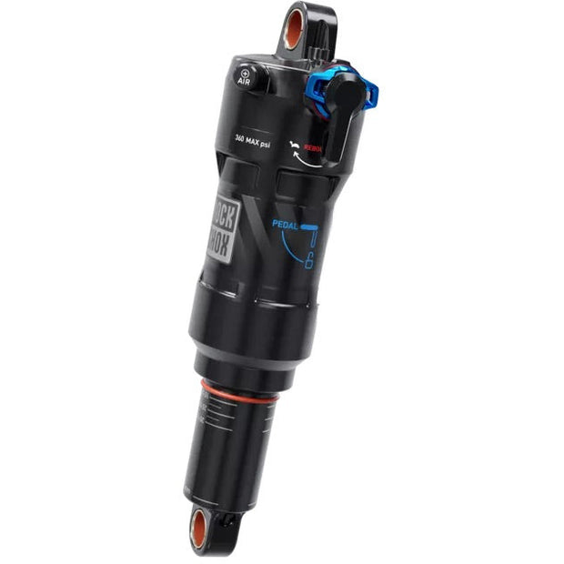 RockShox Deluxe Ultimate RCT Rear Shock - 210 x 50mm, DebonAir, 2 Tokens, Medium Reb/Comp, 380lb L/O Force, Standard, B2, full view.