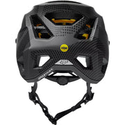 Fox Speedframe Camo Helmet, camo grey, back view.