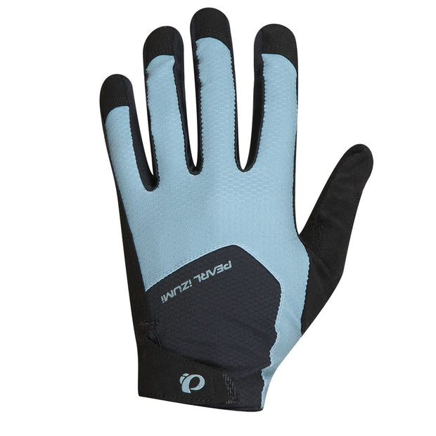 Pearl Izumi Men's Summit Glove, arctic blue, finger view.