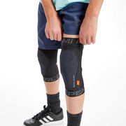 Pearl Izumi Youth Summit Knee Guard, on model front view.