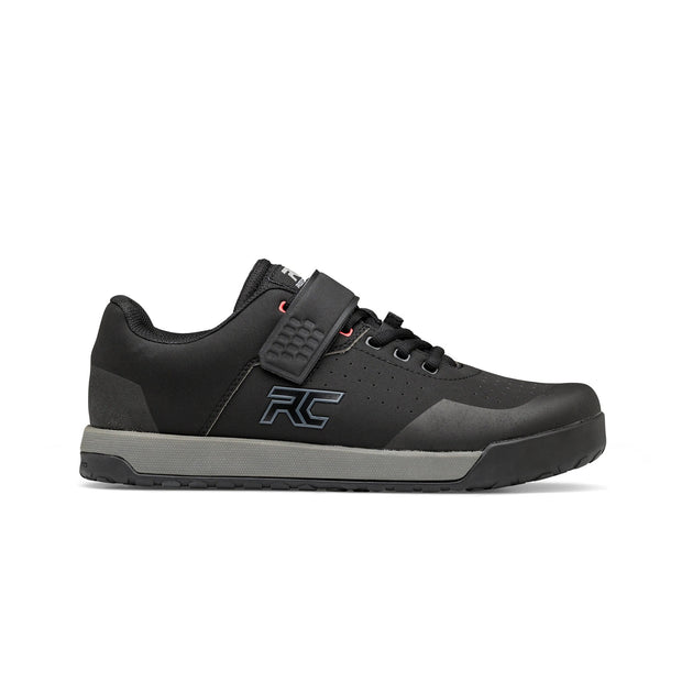 Ride Concepts Men's Hellion Clipless Shoe, Black/Charcoal, side view