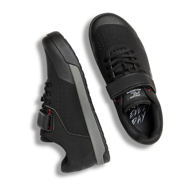 Ride Concepts Men's Hellion Clipless Shoe, Black/Charcoal, view of pair