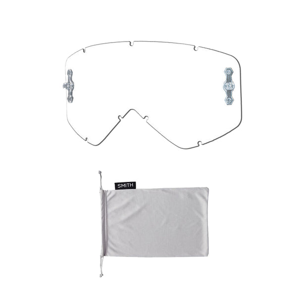 Smith Fuel V.1 Max Goggles, Frame Color: Indigo/Iris, Lens Color: Green Mirror, Includes spare clear lens and microfiber goggle bag, Full View
