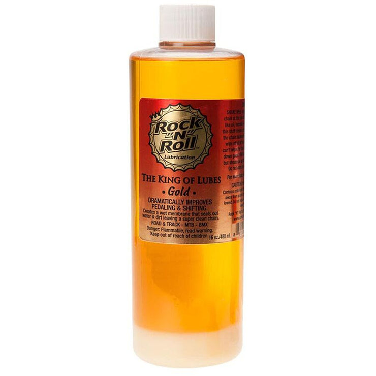 Rock N Roll Gold Lube 16oz front view