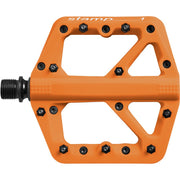 Crankbrothers Stamp 1 Platform Pedal, Orange, Full View