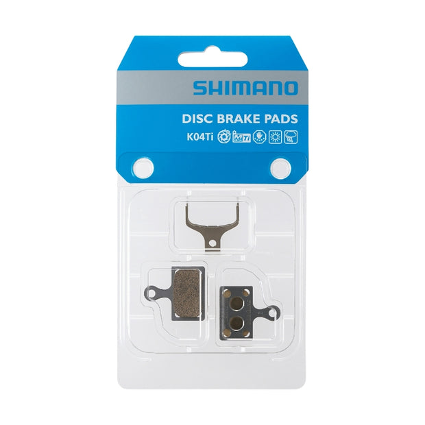 Shimano K04Ti-MX Disc Brake Pad, package view.