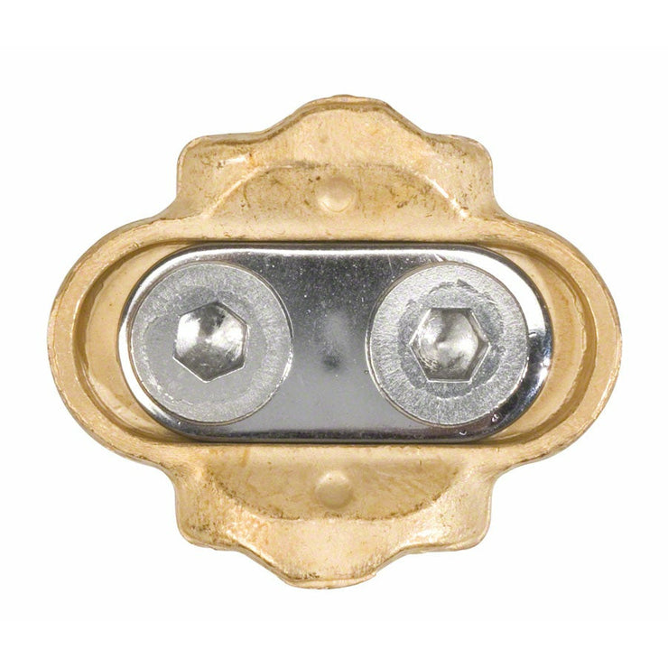 CrankBrothers Premium Cleat Ultra Durable Brass with 6° of Float, Full View