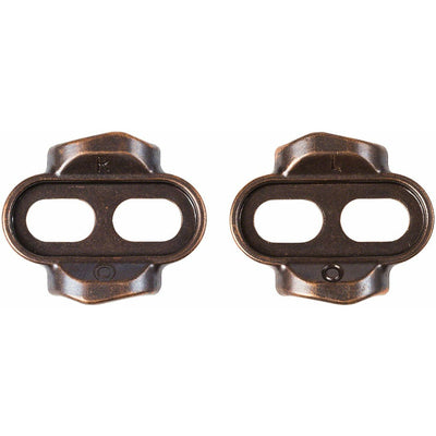 Crank Brothers Cleat Easy Release: 0° of Float, Bronze, Full View