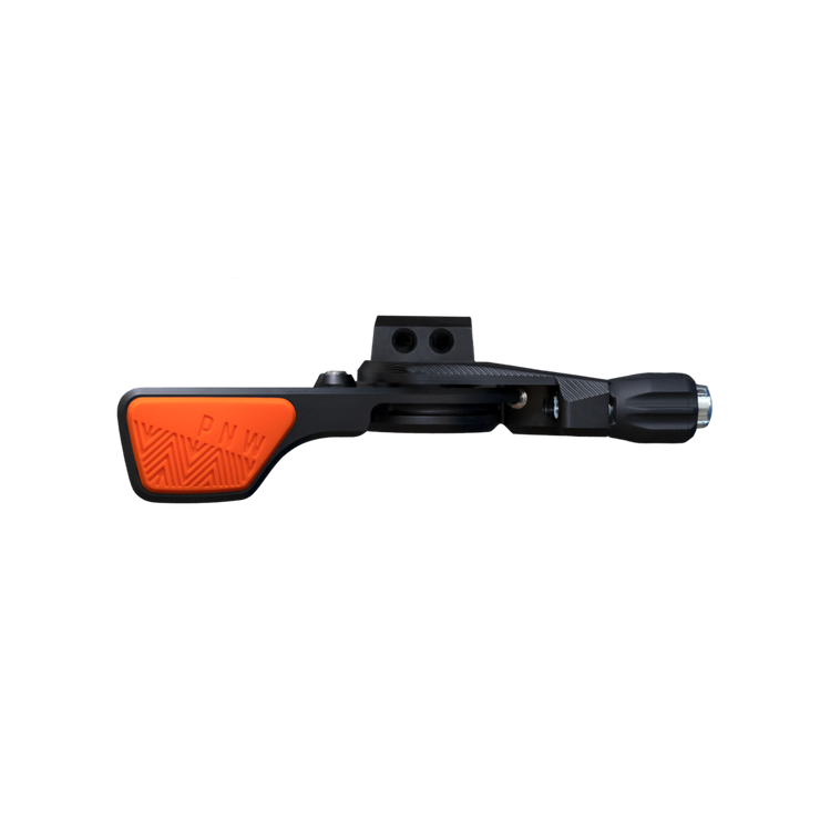 pnw black and orange lever remote