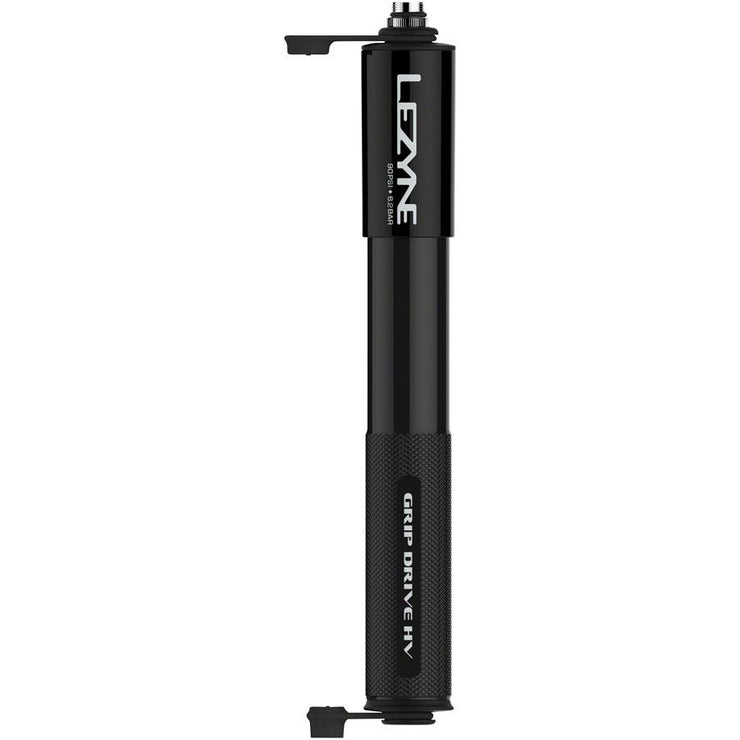 Lezyne Grip Drive HV Frame Pump MD, Black, Full View