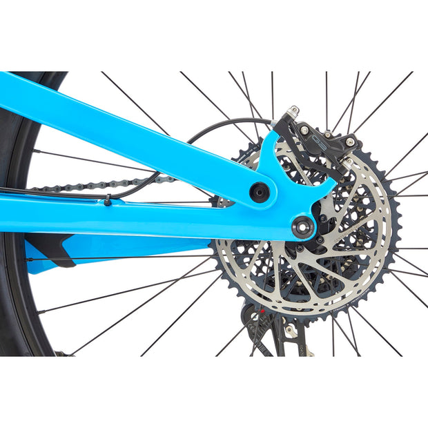 2022 Kona Process 134 CR/DL 29 gloss azure brake rotor view