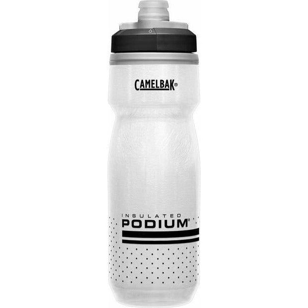 Camelbak Podium Chill Insulated Water Bottle, 21oz, White/Black, Full View