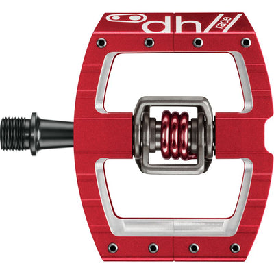 Crank Brother's Mallet DH pedal red full view