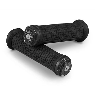 Revgrips Pro Ergonomic Grips, black/black, full view. 